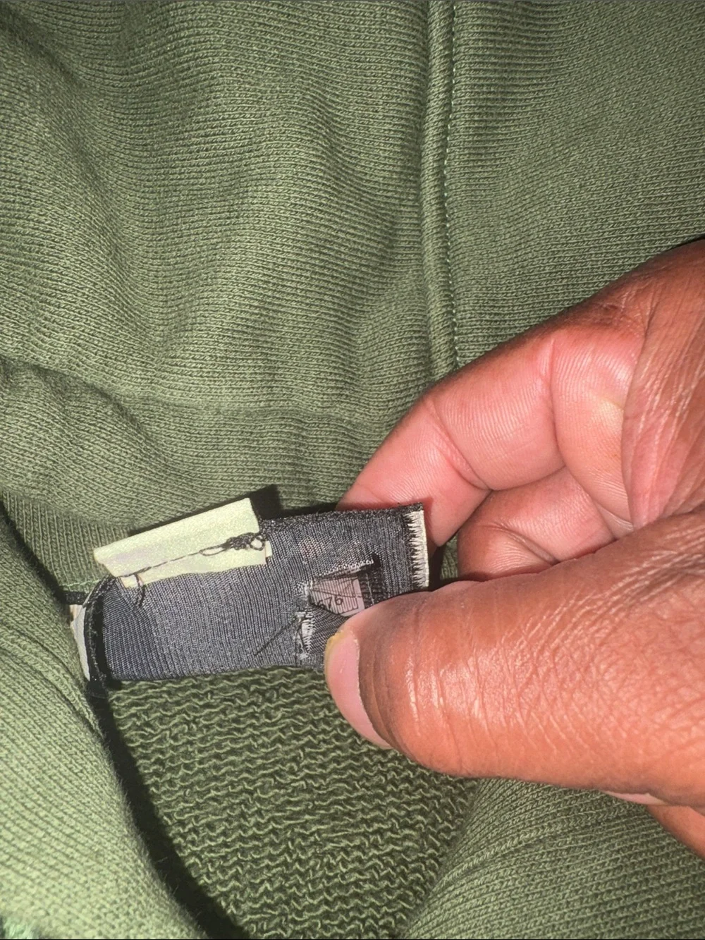 Gucci Olive Hooded Sweatshirt with Logo Sleeve Tape